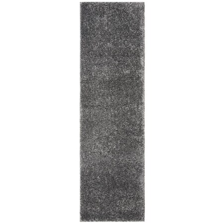 Safavieh 2 ft. 3 in. x 10 ft. August Shag 900 Power Loomed Runner Area Rug, Grey AUG900F-210